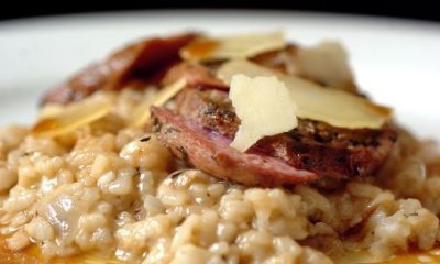 Northern Living - Duck Breasts with a Barley Risotto.